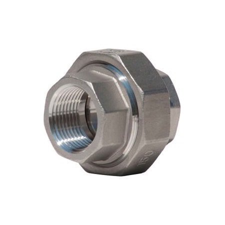 Merit Brass 1-1/4 In. 304 Stainless Steel Union - FNPT - Class 150 - 300 PSI - Import K487-20